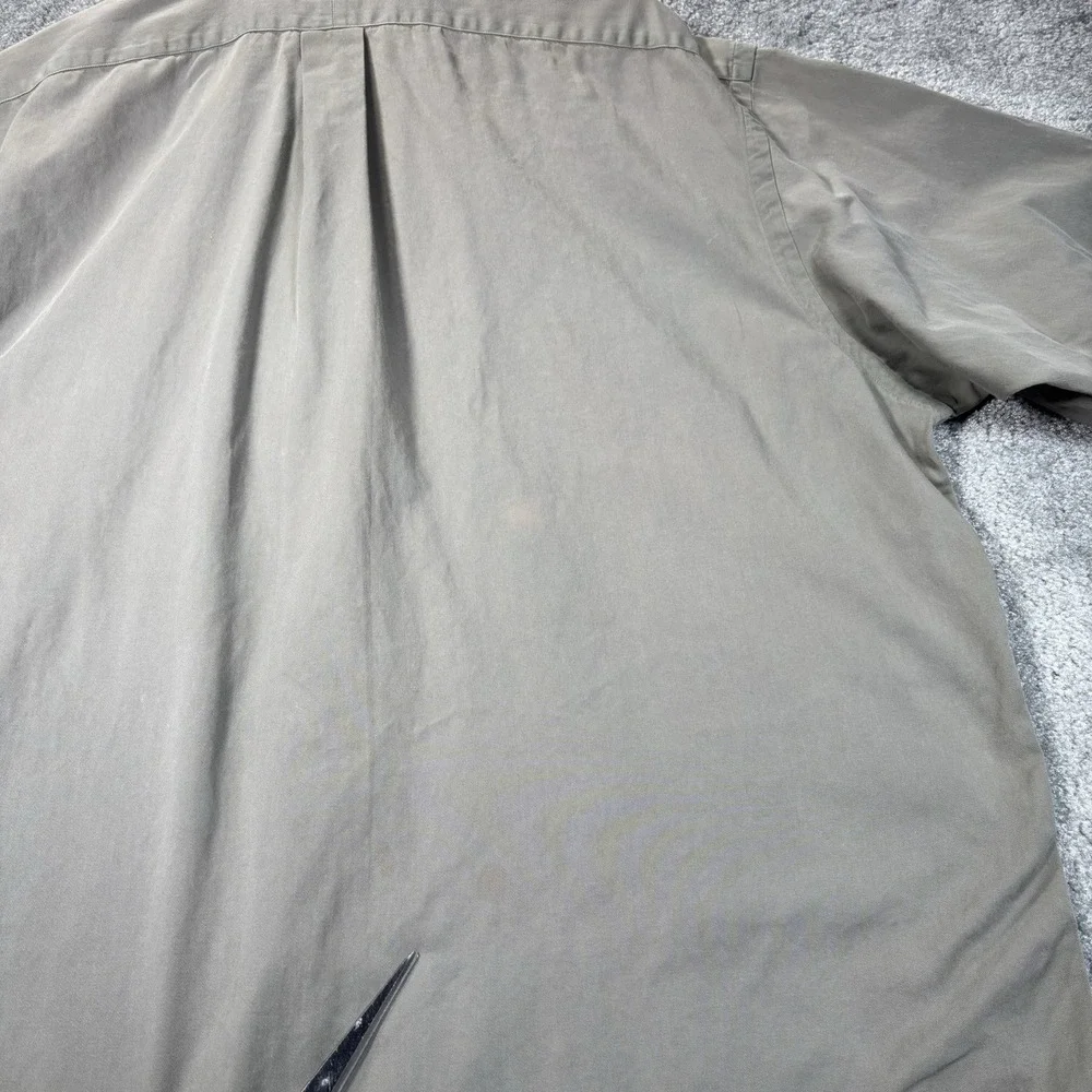 Vintage Polo Ralph Lauren Shirt Mens L Beige Khaki Pockets Utility‎ Safari 90s